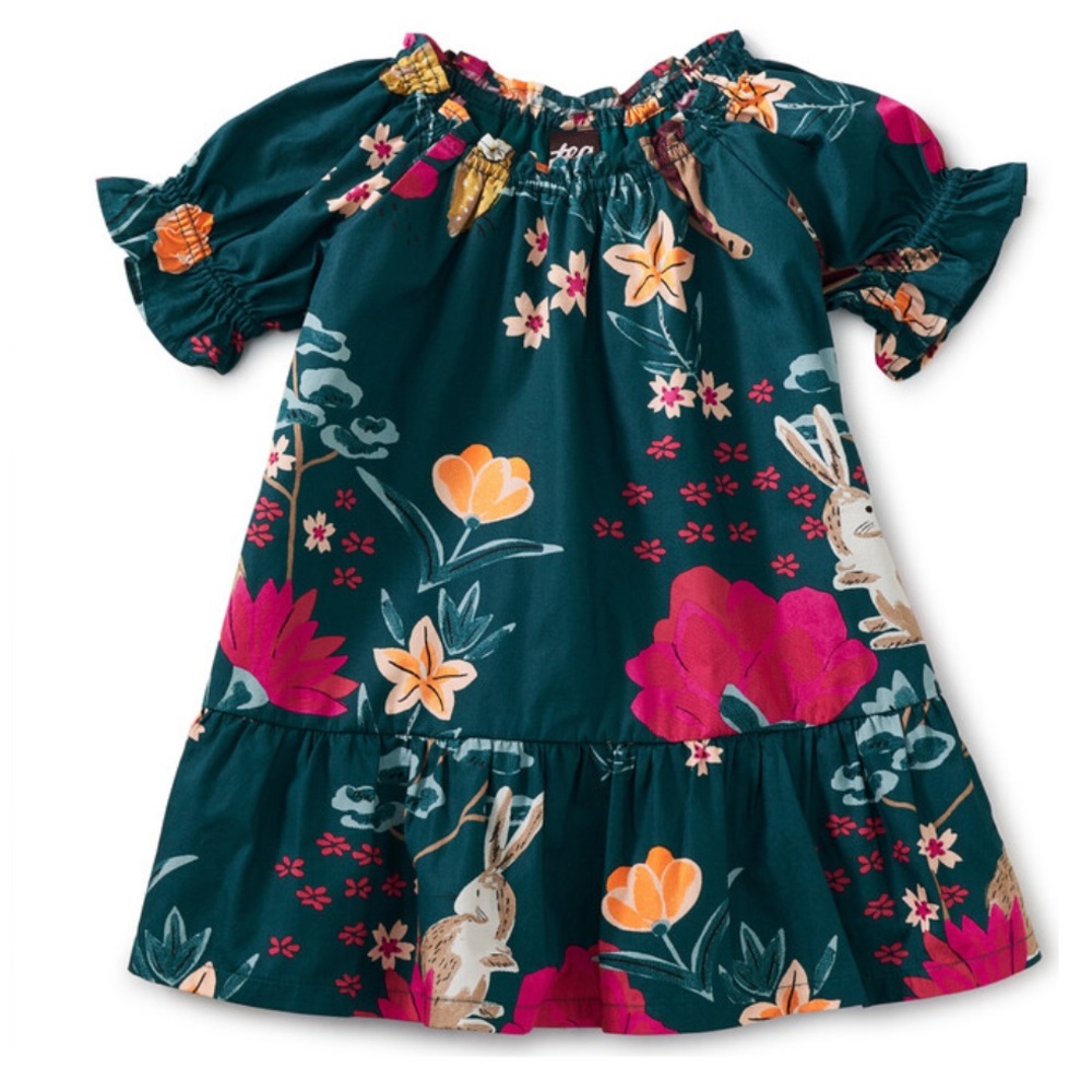Tea Collection Puff Sleeve Dress